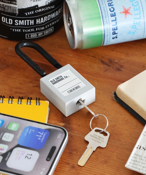 4932）スミスアメリカンリードオルガン　難あり現状品／直接渡し限定品 OLD SMITH(オールドスミス)】ナイロンPADLOCK（南京錠）（トラベル