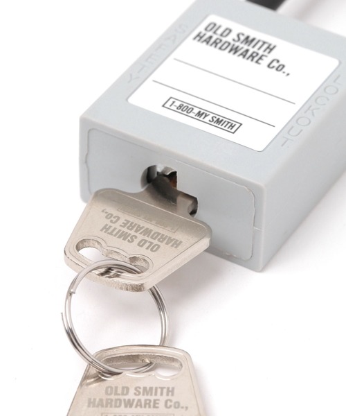 niko and...（ニコアンド）の「【OLD SMITH(オールドスミス)】ナイロンPADLOCK（南京錠）（トラベルグッズ・レディース・グレー/オレンジ・0）」の10枚目の写真