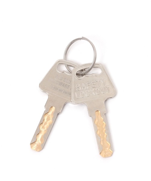 niko and...（ニコアンド）の「【OLD SMITH(オールドスミス)】ナイロンPADLOCK（南京錠）（トラベルグッズ・レディース・グレー/オレンジ・0）」の14枚目の写真