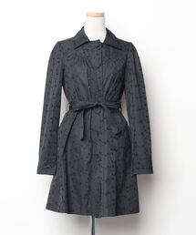 G9679*レベッカテイラー☆極上アンゴラ☆ロング☆コート☆黒ブラック☆2 ブランド古着】REBECCA TAYLOR（レベッカテイラー）のレディース