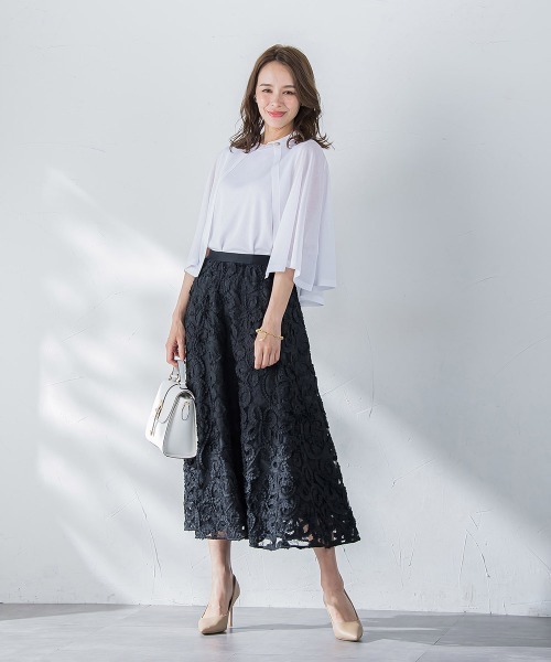 2024SS archivio プルオーバー＆スカート ボリュームバルーンスカート｜WOMEN｜250ISB31-081C｜AZUL BY