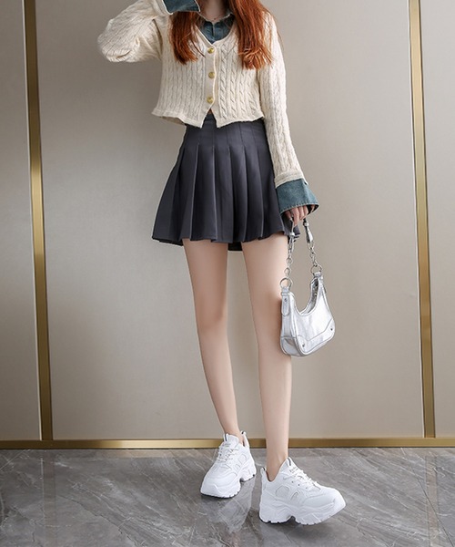 Lace Ladies(レースレディース)の「メッシュ ドッキング 厚底 ダッド スニーカー(スニーカー・レディース・ブラック/アイボリー/ホワイト・22.5cm/23cm/23.5cm/24cm/24.5cm/25cm)」の6枚目の写真