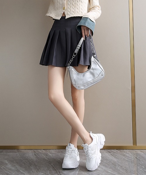 Lace Ladies(レースレディース)の「メッシュ ドッキング 厚底 ダッド スニーカー(スニーカー・レディース・ブラック/アイボリー/ホワイト・22.5cm/23cm/23.5cm/24cm/24.5cm/25cm)」の7枚目の写真