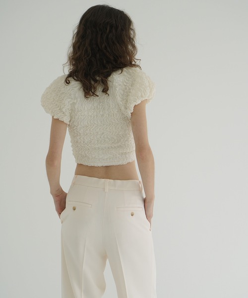 セール】SHIRRING PUFF TOPS（Tシャツ/カットソー）｜CLANE（クラネ