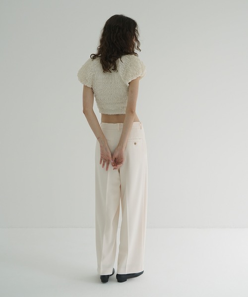 CLANE カットソー セール】UNEVEN SIDE SLIT T-SHIRT（Tシャツ/カットソー