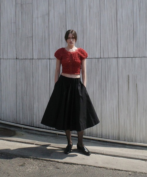 SHIRRING PUFF TOPS（Tシャツ/カットソー）｜CLANE（クラネ）の