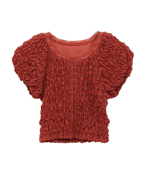 SHIRRING PUFF TOPS（Tシャツ/カットソー）｜CLANE（クラネ）の