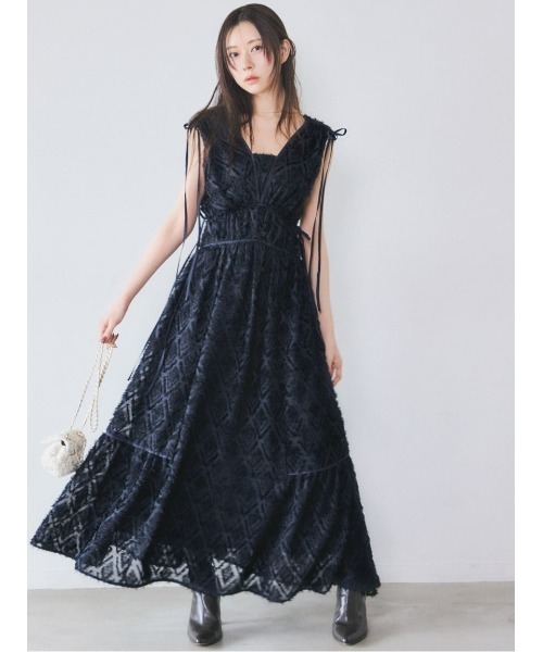 SNIDEL(スナイデル)の「チェーンミニバッグ(ショルダーバッグ・レディース・パープル/アイボリー/ブラック・F)」の15枚目の写真