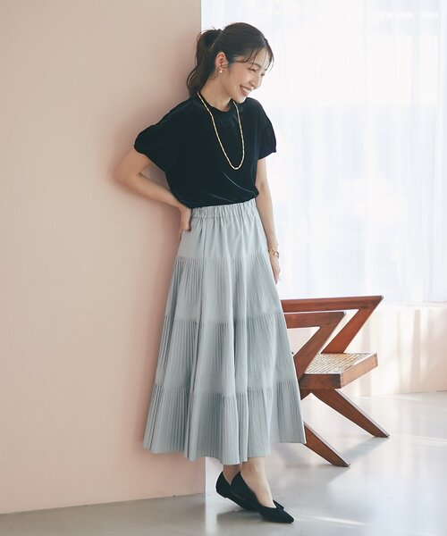 ラブティックボンボン 3段ティアードスカート La boutique BonBon（ラブティックボンボン）の「3段ティアード