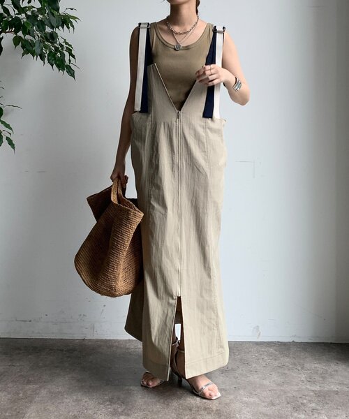 DouDou 【WEB限定】 ジップアップジャンスカ 完売商品 WEB限定】 ジップアップジャンスカ（ワンピース）｜DouDou（ドゥドゥ