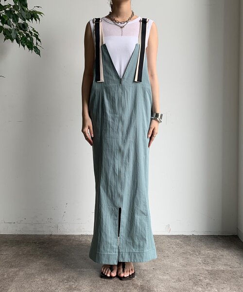 DouDou 【WEB限定】 ジップアップジャンスカ 完売商品 WEB限定】 ジップアップジャンスカ（ワンピース）｜DouDou（ドゥドゥ