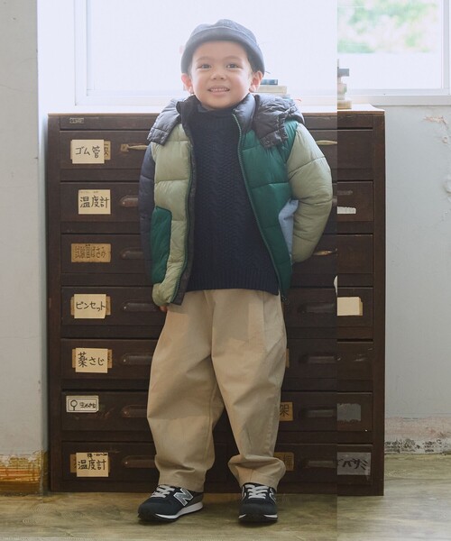 BEAMS mini（ビームスミニ）の「タック バルーン パンツ 2025FW（90～150cm）（その他パンツ・キッズ・ベージュ/インディゴブルー・90/100/110/120/130/140/150）」の8枚目の写真