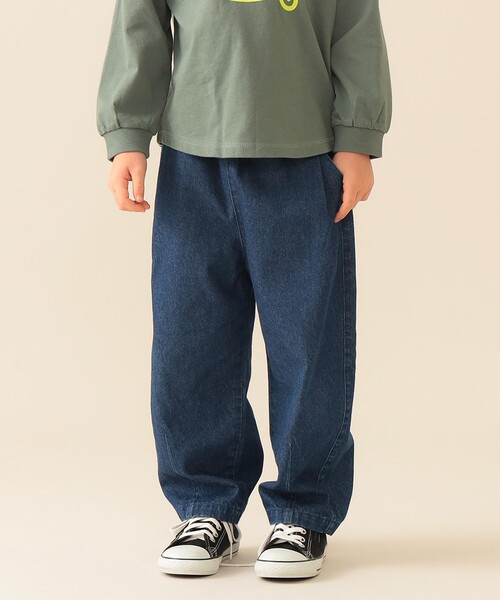 BEAMS mini（ビームスミニ）の「タック バルーン パンツ 2025FW（90～150cm）（その他パンツ・キッズ・ベージュ/インディゴブルー・90/100/110/120/130/140/150）」の15枚目の写真