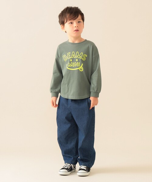 BEAMS mini（ビームスミニ）の「タック バルーン パンツ 2025FW（90～150cm）（その他パンツ・キッズ・ベージュ/インディゴブルー・90/100/110/120/130/140/150）」の16枚目の写真
