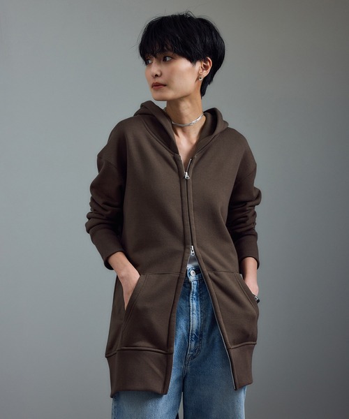 AMERICANA（アメリカーナ）の「【Americana（アメリカーナ） for SALON】別注ジップフーディー（パーカー・レディース・グレー系その他/ブラウン系その他/ベージュ系その他2・FREE）」の17枚目の写真