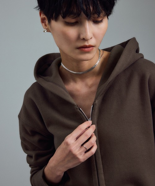 AMERICANA（アメリカーナ）の「【Americana（アメリカーナ） for SALON】別注ジップフーディー（パーカー・レディース・グレー系その他/ブラウン系その他/ベージュ系その他2・FREE）」の18枚目の写真