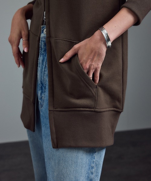 AMERICANA（アメリカーナ）の「【Americana（アメリカーナ） for SALON】別注ジップフーディー（パーカー・レディース・グレー系その他/ブラウン系その他/ベージュ系その他2・FREE）」の19枚目の写真