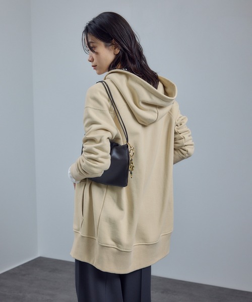 【新品】アパルトモン　アメリカーナ　サイドジップパーカー　ネイビー　F 別注 アメリカーナ AMERICANA L'Appartement別注 18AW Side Zip Parka