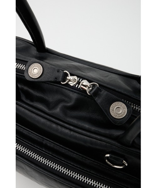 MOUSSY（マウジー）の「BIG POCKET ミニトートバッグ（ショルダーバッグ・レディース・ブラウン/レッド/ブラック・FREE）」の9枚目の写真