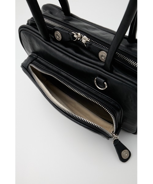 MOUSSY（マウジー）の「BIG POCKET ミニトートバッグ（ショルダーバッグ・レディース・ブラウン/レッド/ブラック・FREE）」の12枚目の写真