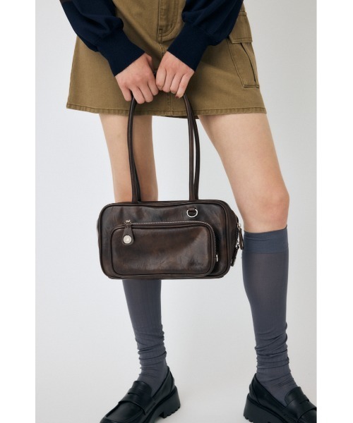 MOUSSY（マウジー）の「BIG POCKET ミニトートバッグ（ショルダーバッグ・レディース・ブラウン/レッド/ブラック・FREE）」の18枚目の写真