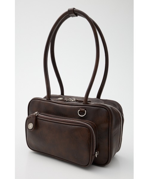 MOUSSY（マウジー）の「BIG POCKET ミニトートバッグ（ショルダーバッグ・レディース・ブラウン/レッド/ブラック・FREE）」の21枚目の写真