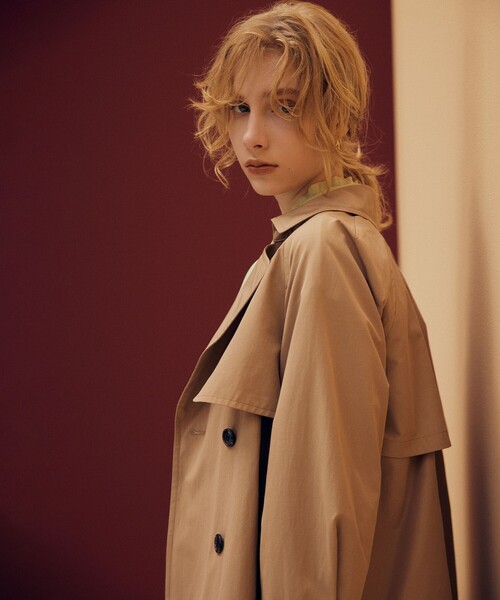 セール】タイプライターショート トレンチコート（トレンチコート