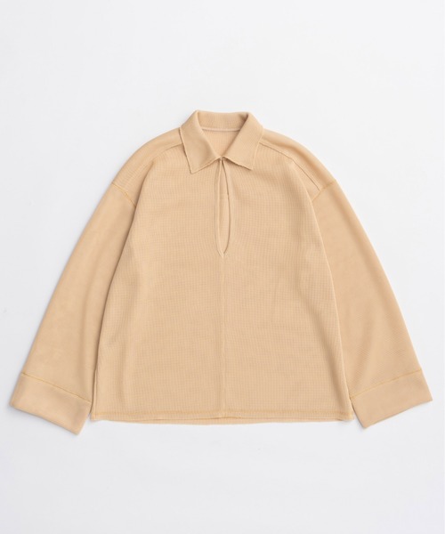 MAISON SPECIAL(メゾンスペシャル)の「Sheer Mesh Collar Pullover/シアーメッシュカラープルオーバー(Tシャツ/カットソー・レディース・イエロー/ブラック/ホワイト・FREE)」の12枚目の写真