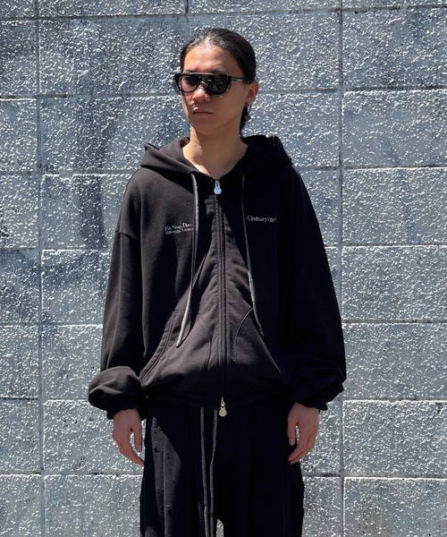 SHINYA KOZUKA/シンヤコズカ/ORDINARY OLD STYLE ZIP HOODIE