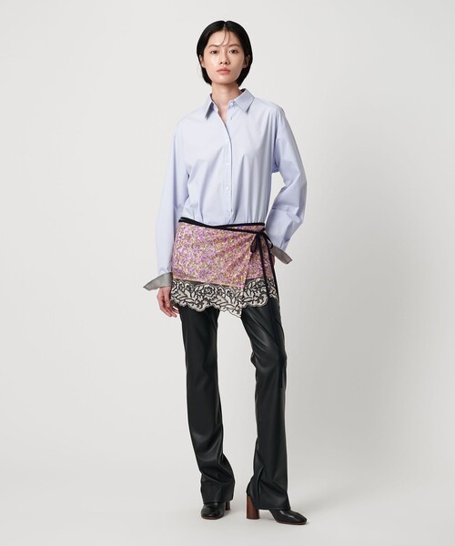 AEWEN MATOPH（イウエン マトフ）の「＜AEWEN MATOPH＞チュールスパンコールレースラップスカート（スカート・レディース・ピンク/ベージュ・FREE）」の6枚目の写真