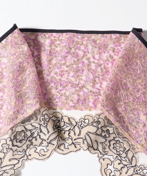 AEWEN MATOPH（イウエン マトフ）の「＜AEWEN MATOPH＞チュールスパンコールレースラップスカート（スカート・レディース・ピンク/ベージュ・FREE）」の17枚目の写真