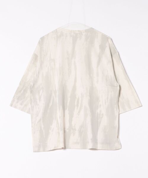 many men many mind(メニーメンメニーマインド)の「MANYMENMANYMINDS / カスレプリント/7分袖/グランジ/Tシャツ(Tシャツ/カットソー・メンズ・ブラック/アイボリー・LARGE/MEDIUM)」の3枚目の写真
