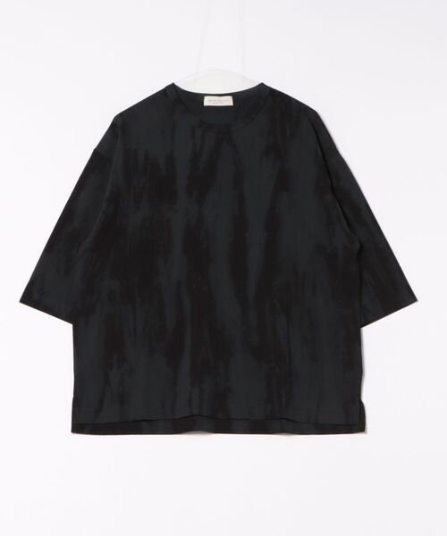 many men many mind(メニーメンメニーマインド)の「MANYMENMANYMINDS / カスレプリント/7分袖/グランジ/Tシャツ(Tシャツ/カットソー・メンズ・ブラック/アイボリー・LARGE/MEDIUM)」の9枚目の写真
