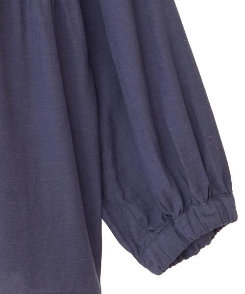 MELROSE claire（メルローズ クレール）の「【テンセル綿麻ローン切替ギャザーシャツ】（シャツ/ブラウス・レディース・オフホワイト/マスタード/ネイビー/ブラウン・FREE）」の15枚目の写真