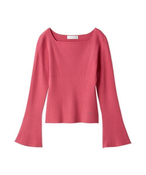 スクエアネックリブニットプルオーバー（ニット/セーター）｜CELFORD