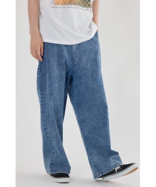 RODEO CROWNS WIDE BOWL（ロデオクラウンズワイドボウル）の「チルイージーデニムパンツ（デニムパンツ・メンズ・ブルー/ブラック・MEDIUM/LARGE）」の4枚目の写真