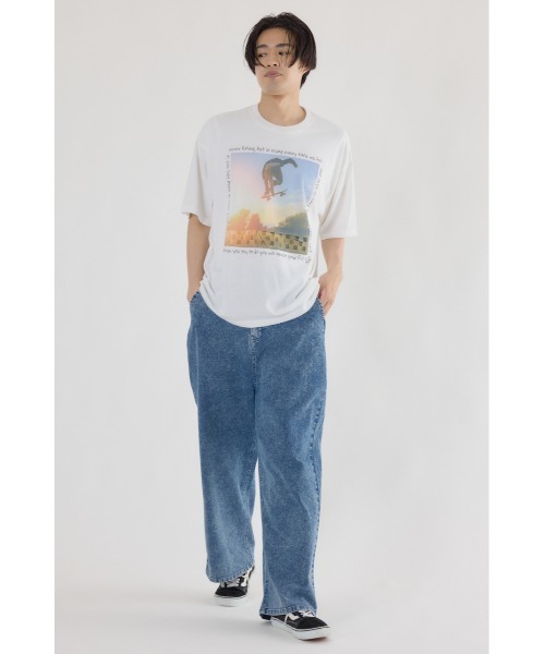 RODEO CROWNS WIDE BOWL（ロデオクラウンズワイドボウル）の「チルイージーデニムパンツ（デニムパンツ・メンズ・ブルー/ブラック・MEDIUM/LARGE）」の7枚目の写真