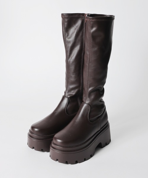 3.3 Field Trip (3.3フィールドトリップ)の「3.3 Field Trip/厚底ロングブーツ(ブーツ・レディース・ブラウン/ブラック・MEDIUM/LARGE/SMALL/X-LARGE)」の15枚目の写真
