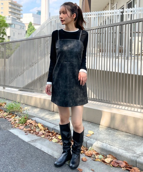 3.3 Field Trip （3.3フィールドトリップ）の「3.3 Field Trip／アソートキャミワンピース（ワンピース・レディース・ブラック/ブラウン/その他1/キャメル・SMALL/MEDIUM）」の22枚目の写真