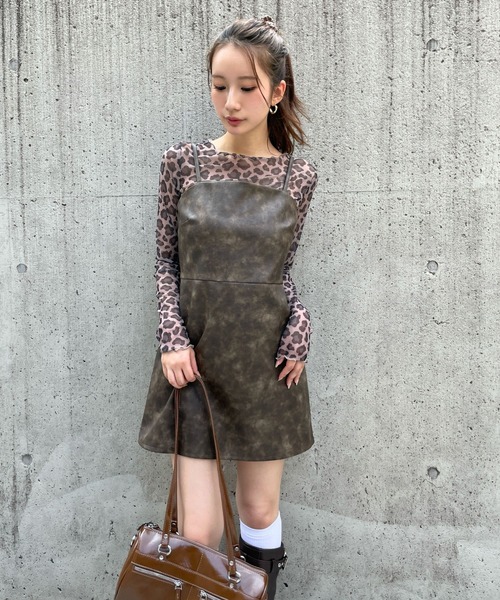 3.3 Field Trip （3.3フィールドトリップ）の「3.3 Field Trip／アソートキャミワンピース（ワンピース・レディース・ブラック/ブラウン/その他1/キャメル・SMALL/MEDIUM）」の8枚目の写真