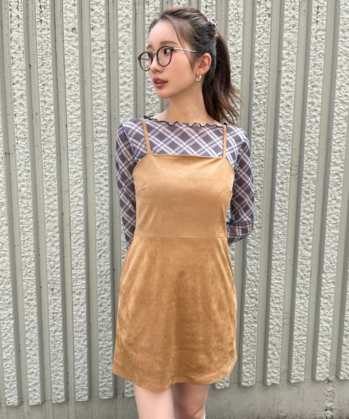 3.3 Field Trip （3.3フィールドトリップ）の「3.3 Field Trip／アソートキャミワンピース（ワンピース・レディース・ブラック/ブラウン/その他1/キャメル・SMALL/MEDIUM）」の21枚目の写真