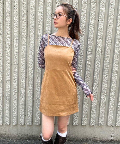 3.3 Field Trip （3.3フィールドトリップ）の「3.3 Field Trip／アソートキャミワンピース（ワンピース・レディース・ブラック/ブラウン/その他1/キャメル・SMALL/MEDIUM）」の17枚目の写真