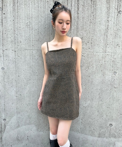 3.3 Field Trip （3.3フィールドトリップ）の「3.3 Field Trip／アソートキャミワンピース（ワンピース・レディース・ブラック/ブラウン/その他1/キャメル・SMALL/MEDIUM）」の20枚目の写真