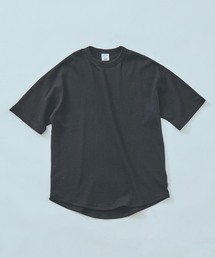 【ANTS & ELEPHANTS】レイヤード ワッフル 半袖Tシャツ