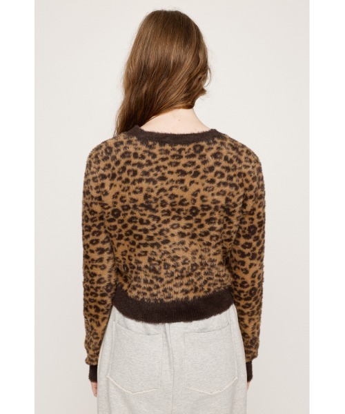 SLY（スライ）の「MINI SHAGGY V/N CD ミニ シャギー Vネック カーディガン 秋服（カーディガン/ボレロ・レディース・アイボリー/ブラウン系その他2/ライトブラック・FREE）」の17枚目の写真