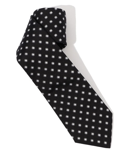 Seaward ＆ Stearn シルクジャガード ドット柄ネクタイ（ネクタイ