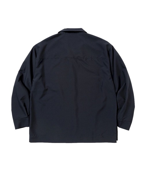 meanswhile(ミーンズワイル)の「Tropical Side Slit Open Collar L/S SH(シャツ/ブラウス・メンズ・ベージュ系その他/オフホワイト/ネイビー・3(L)/2(M)/4(XL)/1(S))」の4枚目の写真