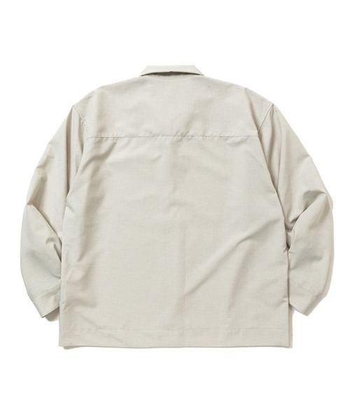 meanswhile(ミーンズワイル)の「Tropical Side Slit Open Collar L/S SH(シャツ/ブラウス・メンズ・ベージュ系その他/オフホワイト/ネイビー・3(L)/2(M)/4(XL)/1(S))」の9枚目の写真