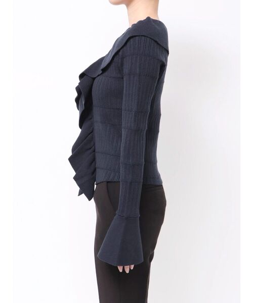 セール】ラッフルフリルニットプルオーバー（ニット/セーター