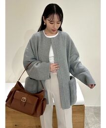 Mila Owen | 【WEB限定カラー】2wayファーポケットリバーコート(チェスターコート)